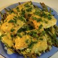 Melissa Cumine's cooksnap of when they made Mike's EZ Baked Salmon & Asparagus W/ Hollandaise.