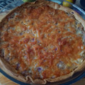 El cooksnap de Anna Bella alias Moni Argento cuando hizo Tarta de atún y repollo colorado con masa tipo hojaldre sin manteca.