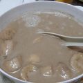 Cooksnap zaharah hushin semasa beliau membuat Pengat Pisang.