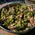 El cooksnap de Pedro Luis Matamoros Parra cuando hizo Salteado de pavo, brócoli y champiñones.