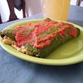 El cooksnap de Mati Pioli cuando hizo Canelones de acelga.