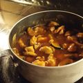 blairra117's cooksnap of when they made Bourbon Chicken.