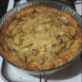 El cooksnap de Lu dorado cuando hizo Apple pie🍎.