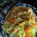 El cooksnap de Jose Daniel Muñoz cuando hizo Arroz con pollo y salsa de soja.