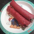 El cooksnap de Magela Silveira dos Santos cuando hizo Canelones de remolacha y espinaca.