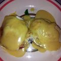 tamivandiford7's cooksnap of when they made Mike's Extremely Easy Eggs Benedict.