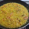 El cooksnap de renacuajo84 cuando hizo Paella mixta de pollo y mariscos.