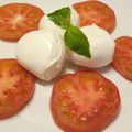 Miss Fluffy's Cooking (Angie's Italian Cooking)'s cooksnap of when they made Caprese salad of Buffalo mozzarella.