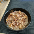 El cooksnap de Noemí López Serras cuando hizo Porridge vegano de avena con canela y pasas.