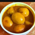 Dipa Bhattacharyya's cooksnap of when they made এগ মশালা কারী.