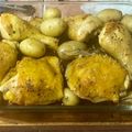 El cooksnap de Codiego cuando hizo Pollo al horno con papitas, especias y mantequilla.