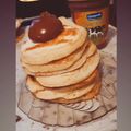 El cooksnap de Daniela. R cuando hizo Panqueques americanos.