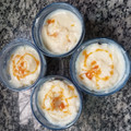 El cooksnap de Gime G cuando hizo Natilla o Crema de Maicena con caramelo 👌 (sin huevo).