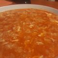 El cooksnap de "Cocina con Celi" cuando hizo Sopa di la Mamma Flora.