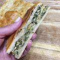 El cooksnap de Patricia Rosas cuando hizo Torta de puerro (vegetariana).