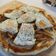El cooksnap de Karina Borges cuando hizo Pizza casera con queso papitas y huevos fritos.