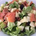 El cooksnap de Irene-Guirao cuando hizo Ensalada de salmón ahumado nueces y pasas.