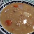 El cooksnap de MMar González Gómez cuando hizo Puchero andaluz.