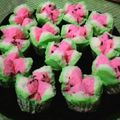 Cooksnap dari Desi untuk resep Bolu kukus semangka