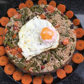 El cooksnap de Monica Santana Rodriguez cuando hizo Arroz con verduras y huevo.