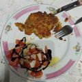 El cooksnap de Laura Martinez Hurtado cuando hizo Hamburguesas de calabacín.