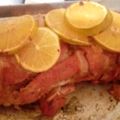 El cooksnap de Carito Sagaz cuando hizo Lomo de cerdo en salsa de zarzamora y vino tinto.