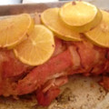 El cooksnap de Carito Sagaz cuando hizo Lomo de cerdo en salsa de zarzamora y vino tinto.