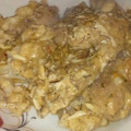 El cooksnap de Peque Sabalero cuando hizo Cazuela Light de Pollo y Coliflor.