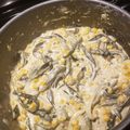 El cooksnap de kika cuando hizo Chiles en rajas.