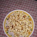 El cooksnap de Caro Zencar cuando hizo Palomitas dulces.
