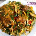 Tonia Ugochukwu Bishop's cooksnap of when they made Okro soup with ugba.