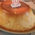 El cooksnap de anita cuando hizo Flan de queso.