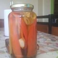 El cooksnap de María cuando hizo Ajíes al vinagre 🌶.
