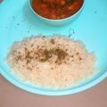 Poonam का कुकस्नैप जब उन्होंने छोले चावल (chole chawal recipe in Hindi) बनाया था।