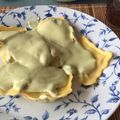 El cooksnap de Cristina Sierra Aguilar cuando hizo Raviolis con salsa de calabacín.