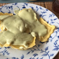 El cooksnap de Cristina Sierra Aguilar cuando hizo Raviolis con salsa de calabacín.