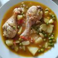 El cooksnap de ISABEL CONDE cuando hizo Pollo guisado con guisantes y patatas.