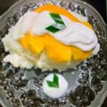Cooksnap dari Bunda Dhiya untuk resep Mango Sticky Rice (ketan mangga)