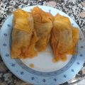 El cooksnap de Laura cuando hizo Sarmale (Rollitos de repollo).