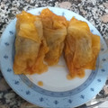 El cooksnap de Laura cuando hizo Sarmale (Rollitos de repollo).