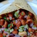 Vaishali Arora's cooksnap of when they made Cone Papad Chat.