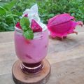 Cooksnap dari Syafa Syifa untuk resep Foamy Dragon Fruit Milk with Homemade Syrup