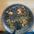 El cooksnap de Jorge Alonso cuando hizo Arroz negro a la paella con calamares de potera, gambones y alioli de dos ajos.