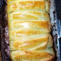 El cooksnap de Miguel cuando hizo Trenza rellena de verdura y queso.