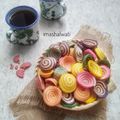 Cooksnap dari Imas Halwati untuk resep KUPING GAJAH RAINBOW| 1 TELUR JADI 1.1 KG KUPING GAJAH