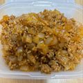 クック3NMMMB☆'s cooksnap of when they made 5分でハンバーグ丼！合挽き肉と玉ねぎ炒め.