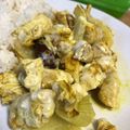 El cooksnap de Dos Rombos en la Cocina cuando hizo Pollo al curry con piña y queso: En 5 minutos en el estuche de vapor Lékué.