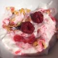 El cooksnap de Elena cuando hizo Yogurt Natural con cereales.