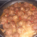 El cooksnap de Charo Rosado cuando hizo Albóndigas de carne picada.