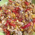Cooksnap dari agustina hardiyanti untuk resep Bayam Tofu siram ayam kecap pedas